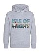 Kids Isle of Wight Hoody in Heather Grey