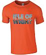 Adult Phototext T-Shirt in Orange