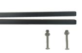 Made from rigid rectangular profile aluminium