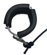 S/S toggle catch and line to attach to mast step.